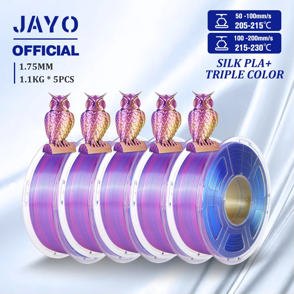 JAYO Premium PLA Filament For 3D Printing Low Shrinkage
