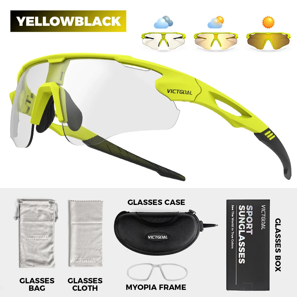 Victgoal Photochromic Cycling Sunglasses UV400 Protection
