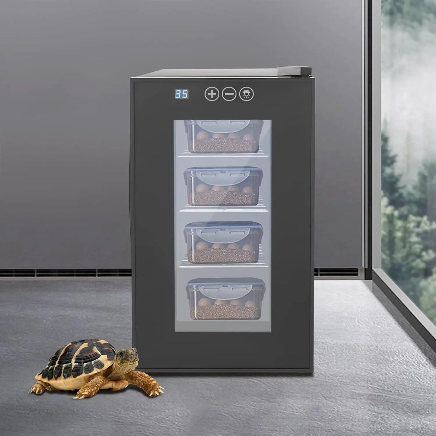 Digital Reptile Egg Incubator With Led Light And Temperature Control