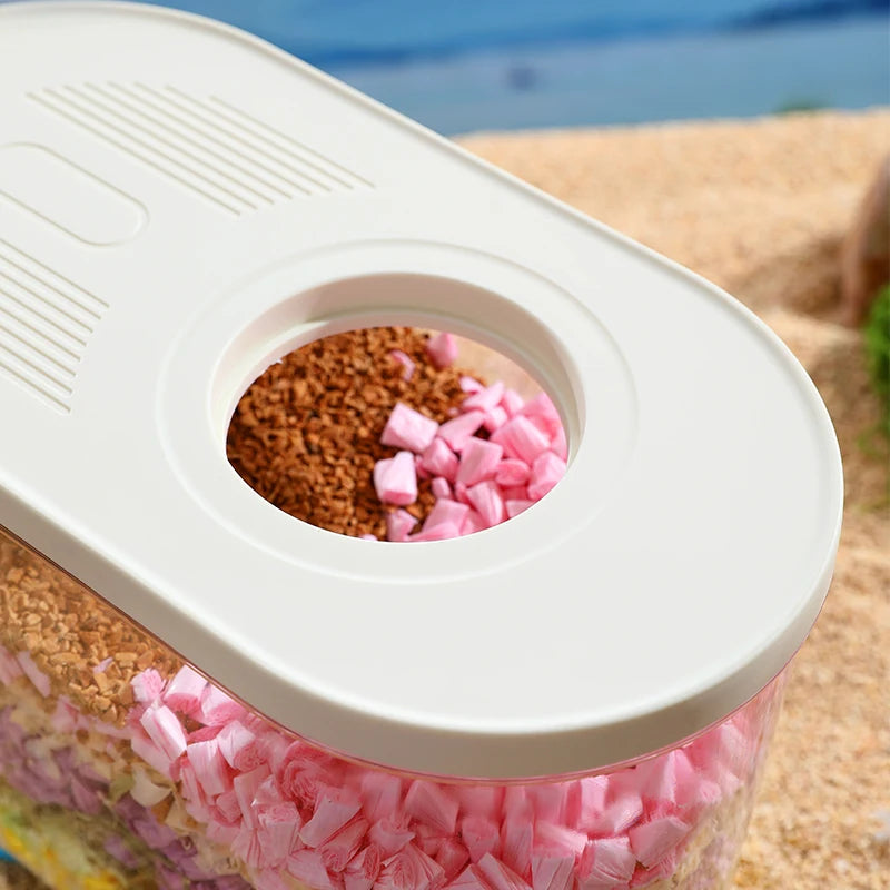 HiMISS Hamster Digging Bucket Acrylic Burrow Hideout Tunnel