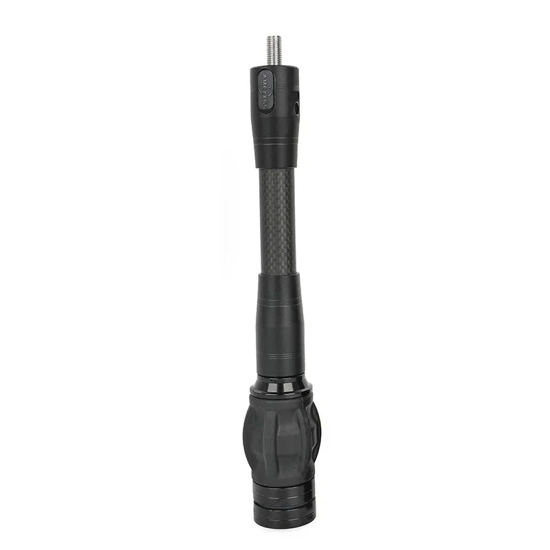 Archery Bow Stabilizer Balance Rod 6/8/10/12/15 Inch 3K Carbon Fibre Shock Absorber Damp for Compound Recurve Bow Accuracy
