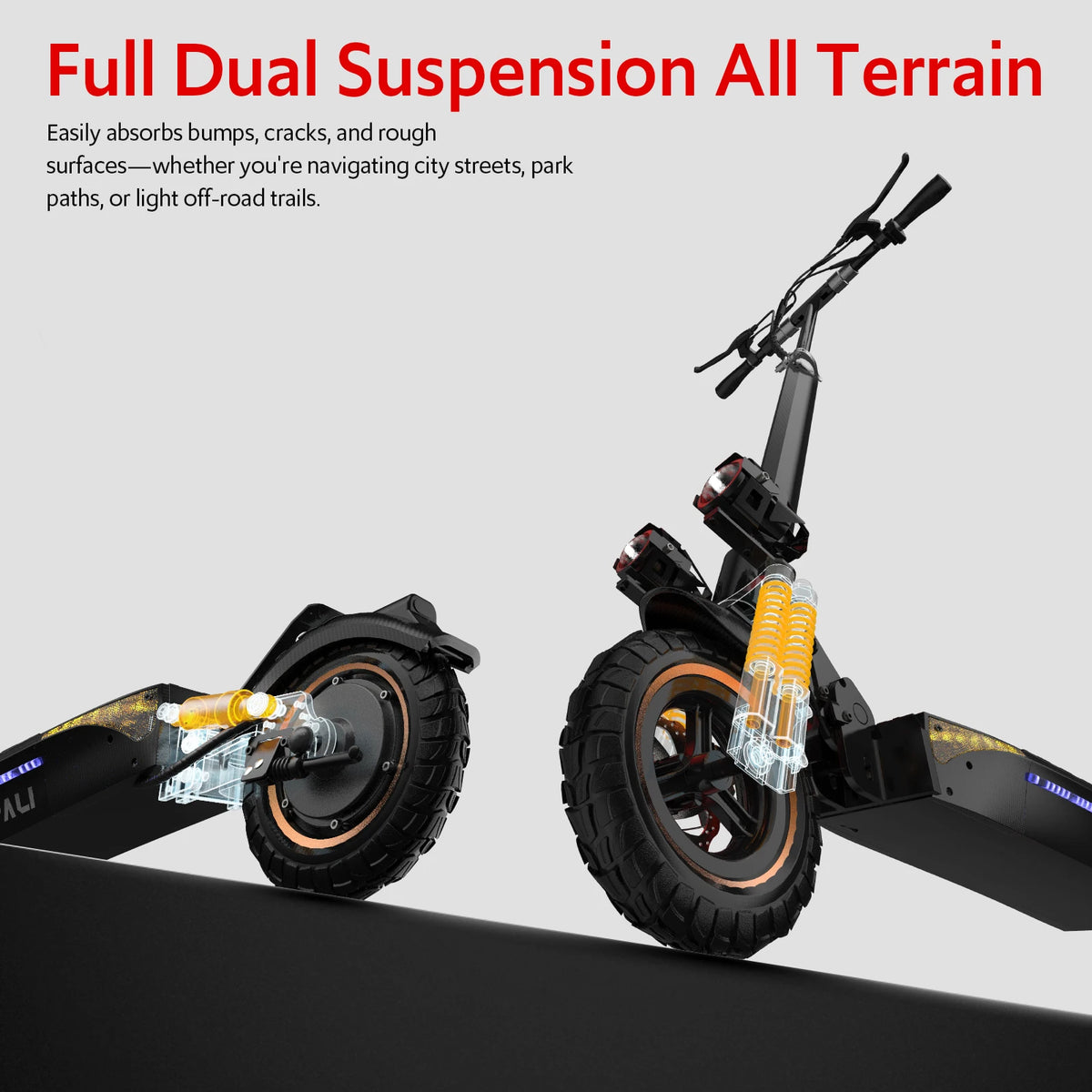 Osboo Off Road Folding Electric Scooter With 1200W Motor