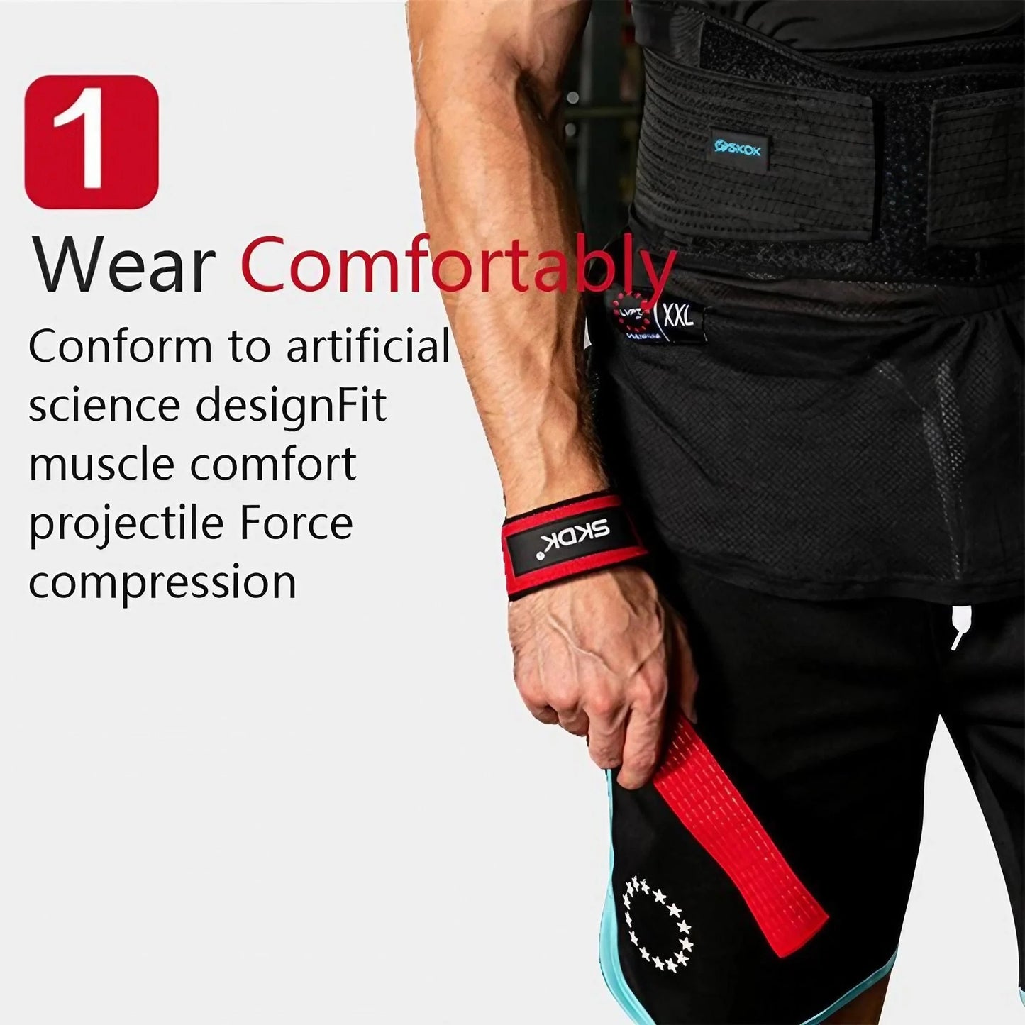 Heavy Duty Padded Wrist Wraps For Weightlifting And Strength Training