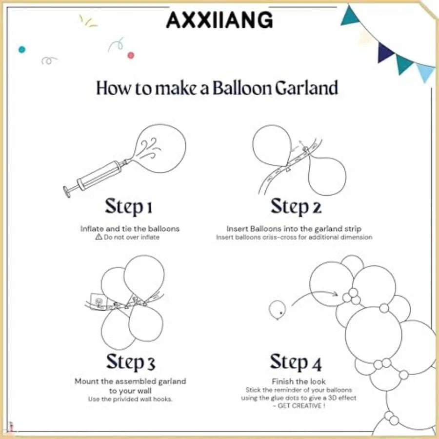 Latex Balloon Garland Arch Kit For Party Wedding Decorations