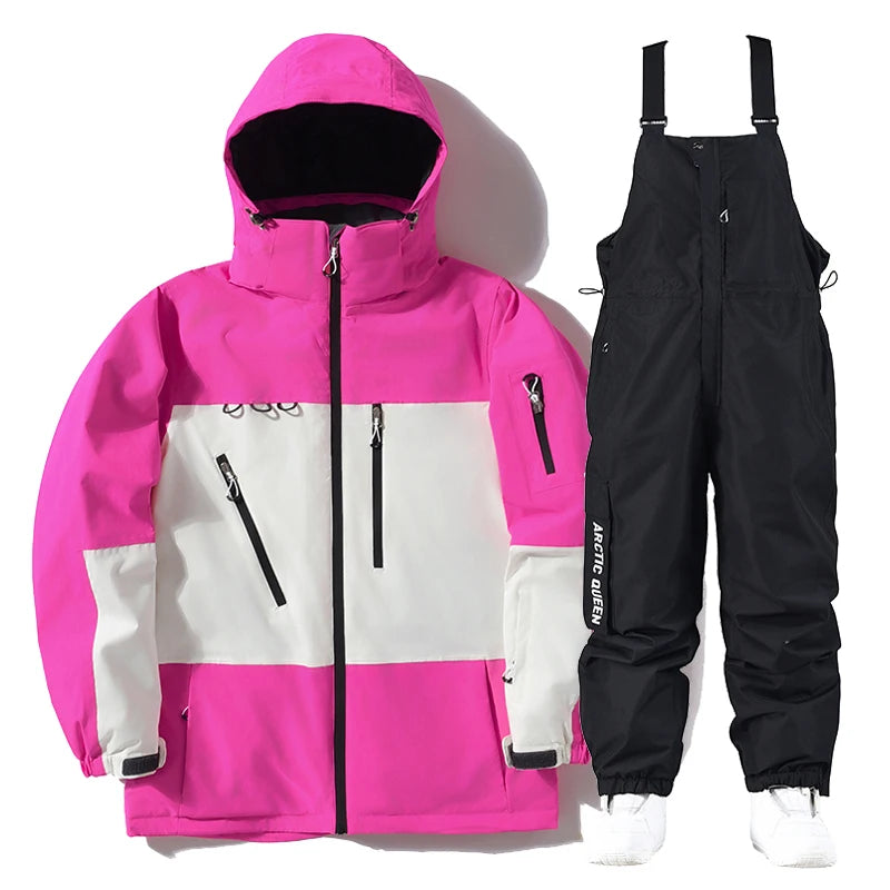 Arctic Queen Winter Snowboarding Ski Jacket And Pants Set