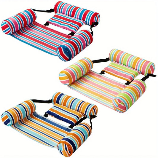 Joyfy Inflatable Pool Float Hammock Chair Lounger Set