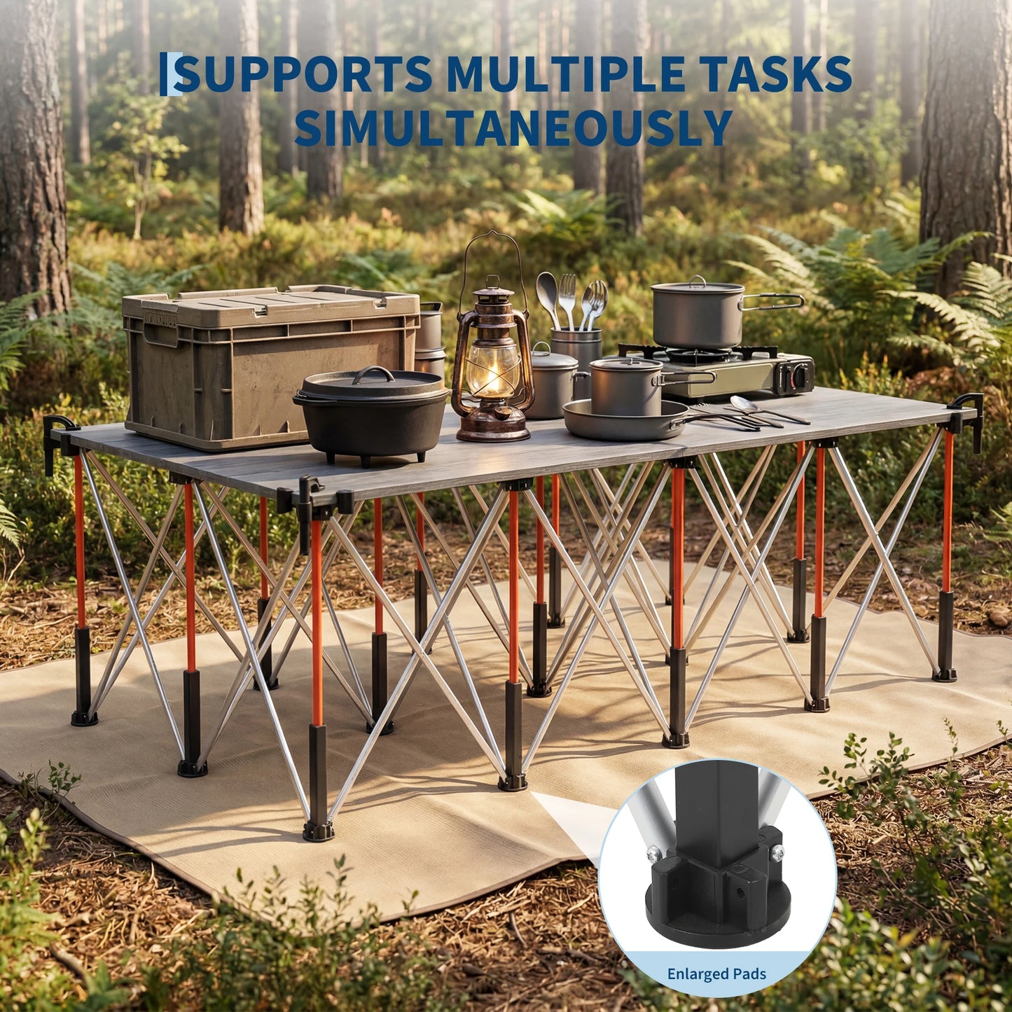 Heavy Duty Folding Workbench Quick Clamps For Woodworking And DIY