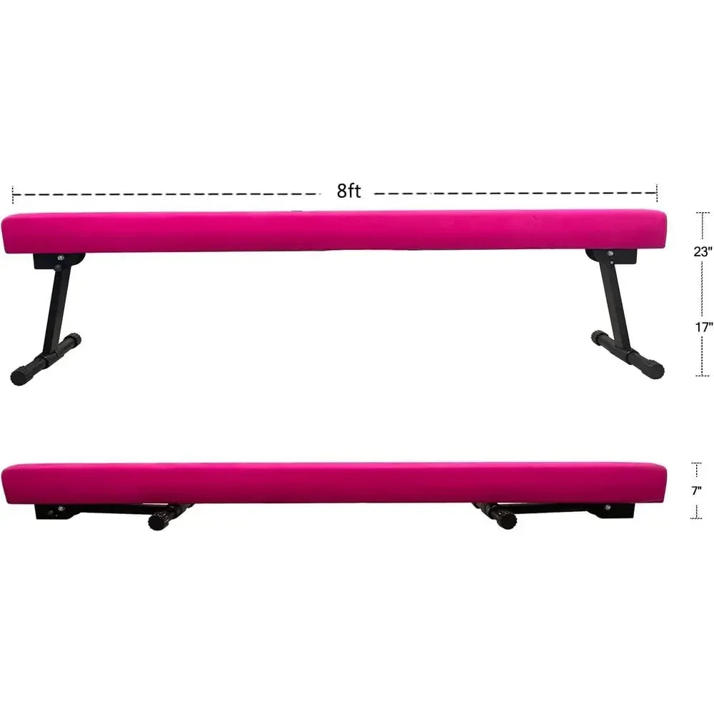 Adjustable Gymnastics Balance Beam for Kids Training and Home Practice