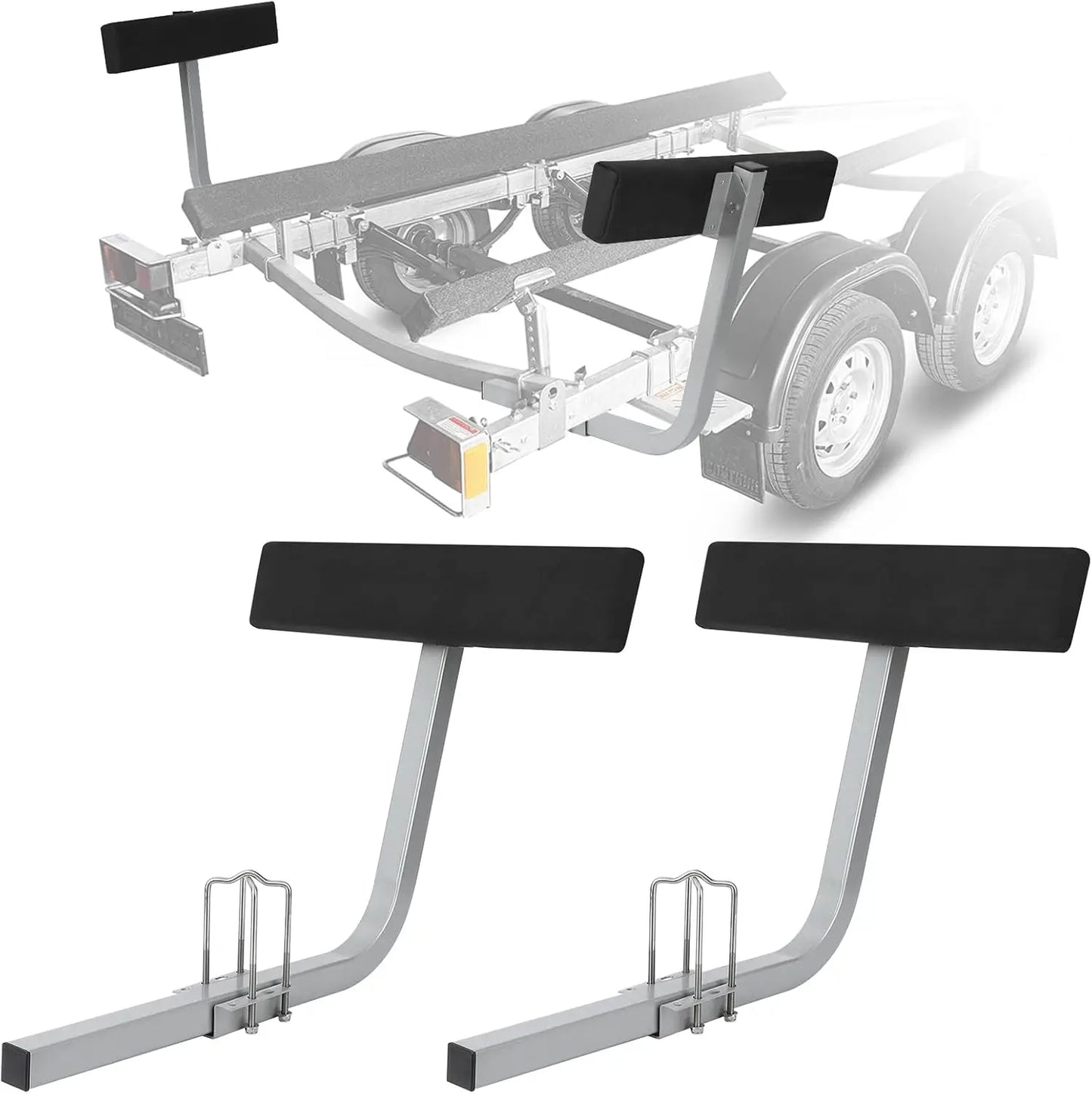 Garvee Heavy Duty Galvanized Steel Boat Trailer Guide Poles