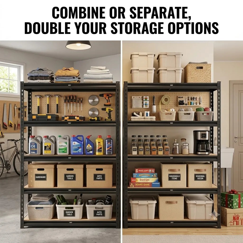 Heavy Duty Adjustable Metal Storage Shelving Rack System