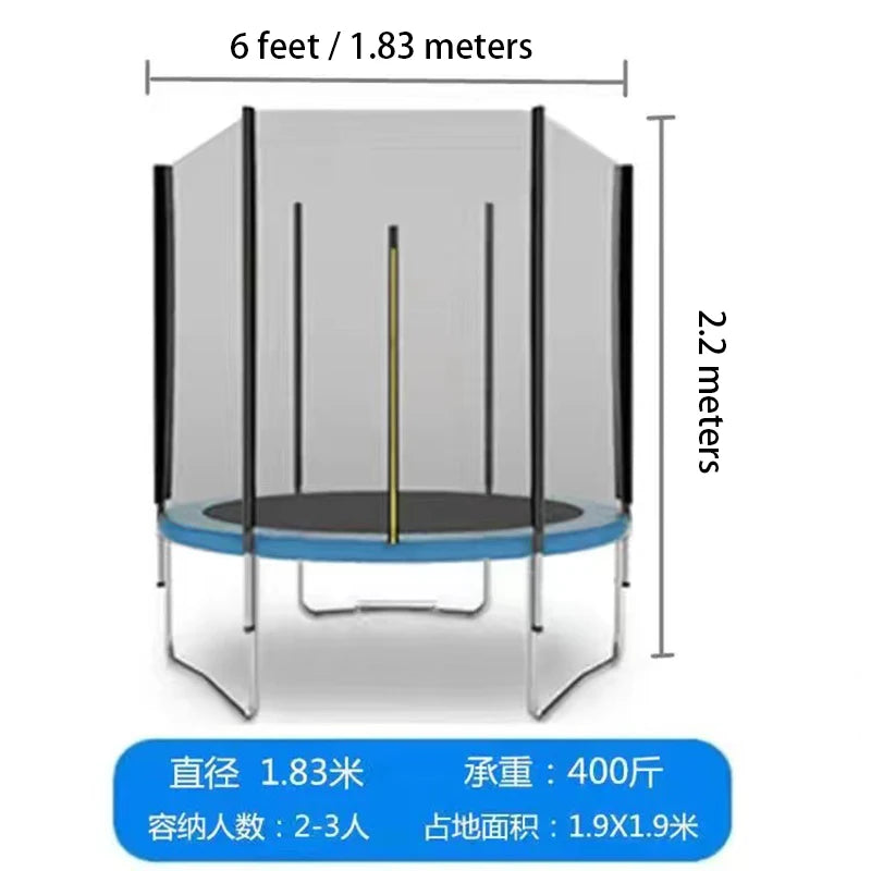MIYAUP-Outdoor Trampoline House, Net Protection, Children's Fitness Jumping Bed, Newest