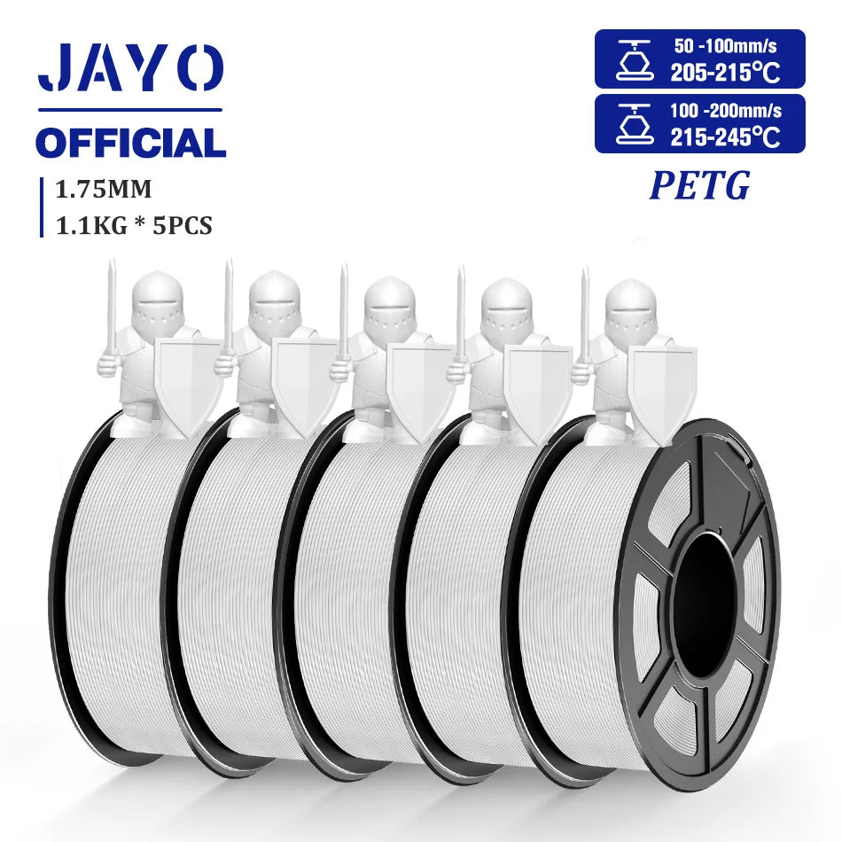 Jayo Premium 3D Printer Filament PLA Plus ABS PETG Silk