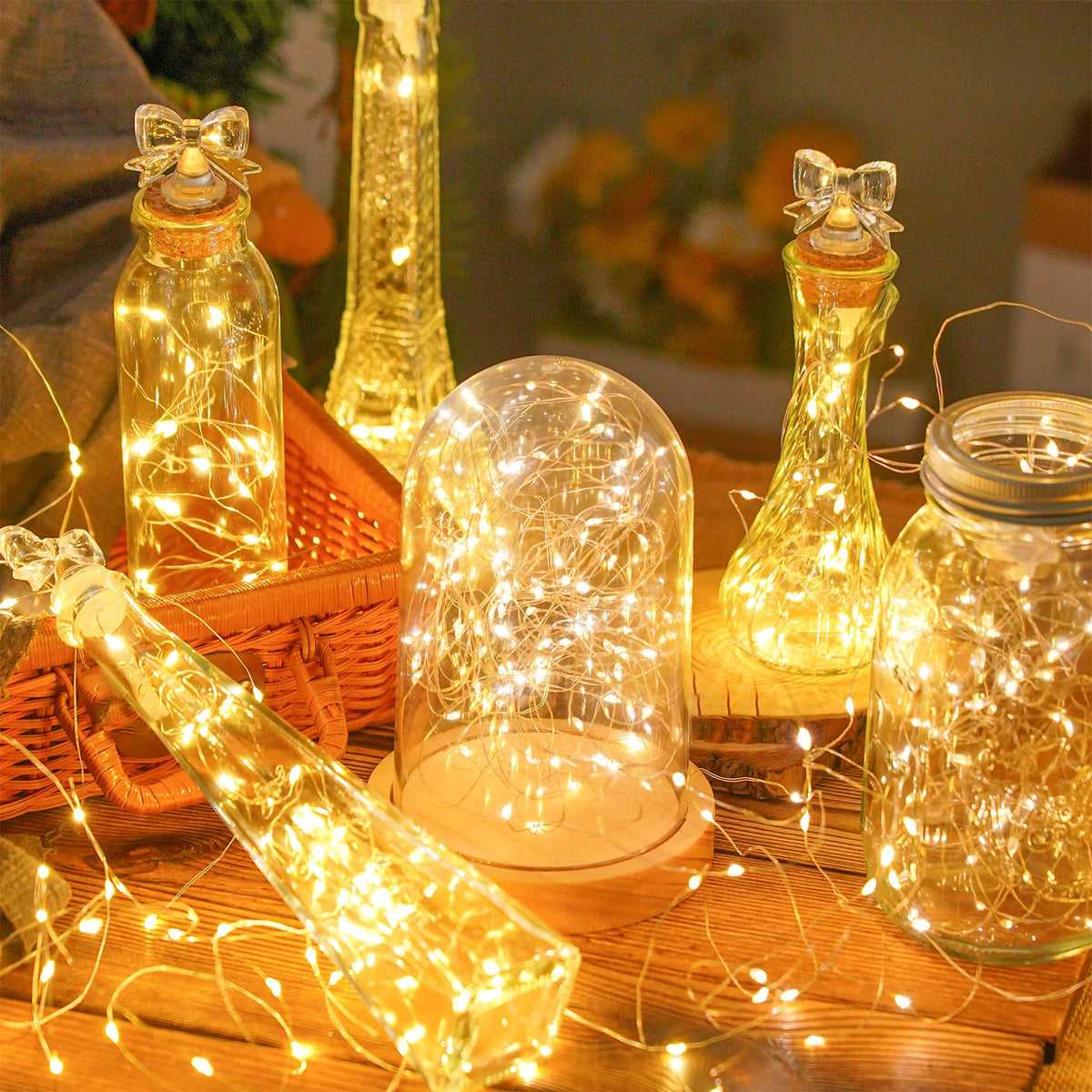 Ledoor Battery Powered String Fairy Lights Wedding Decor