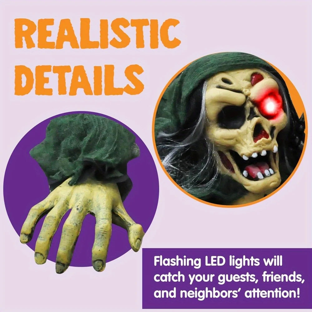 Joyfy Halloween Zombie Groundbreaker Outdoor Graveyard Decoration