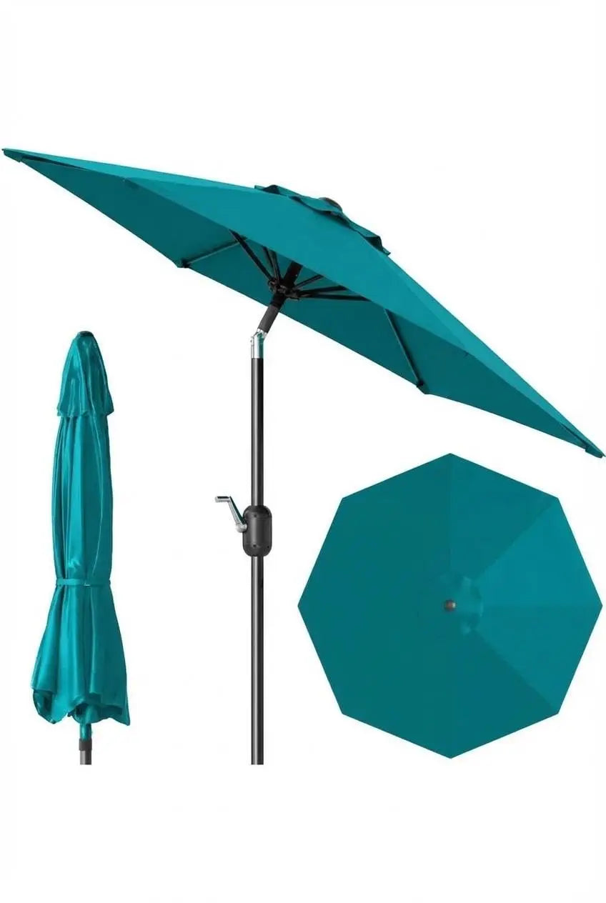 Waterproof Outdoor Patio Umbrella With Crank And Tilt Sun Shade