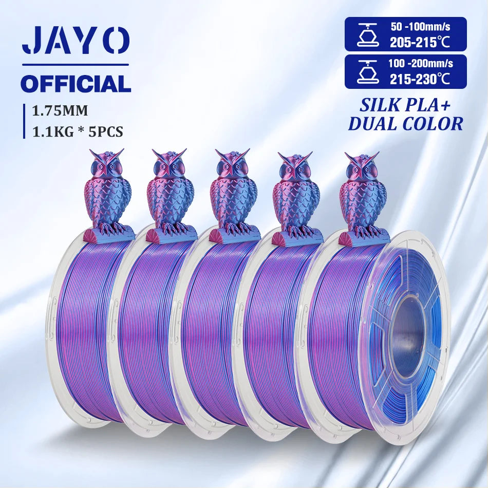 JAYO Premium PLA Filament For 3D Printing Low Shrinkage