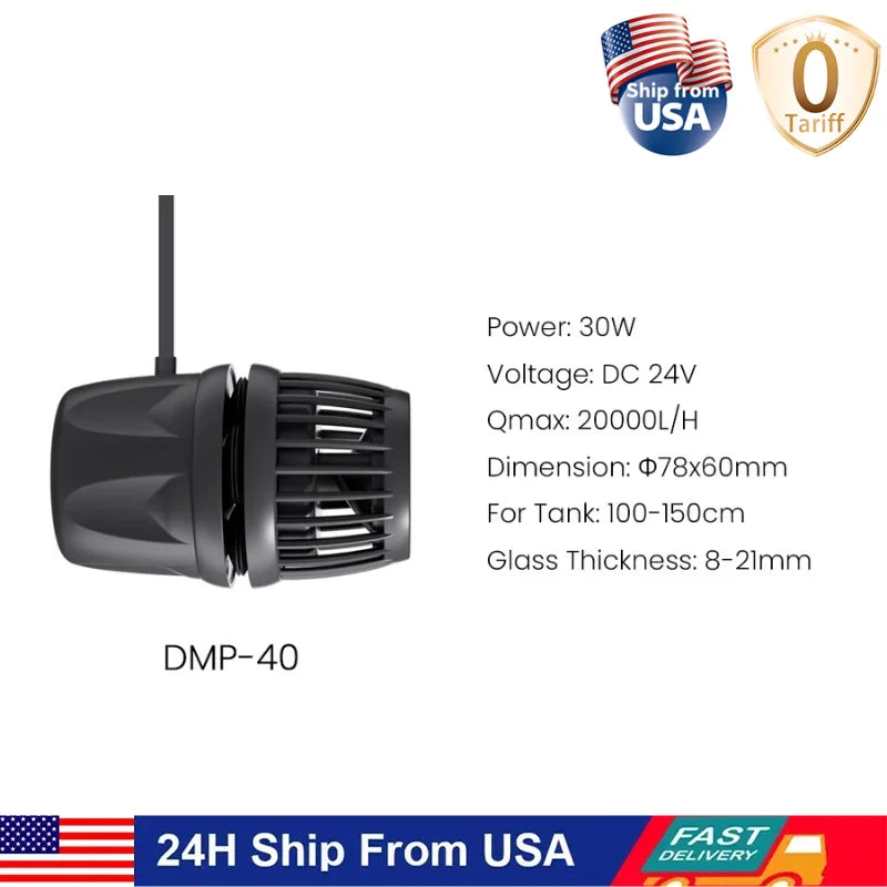 Jebao Smart Bluetooth Cordless Aquarium Wavemaker Pump