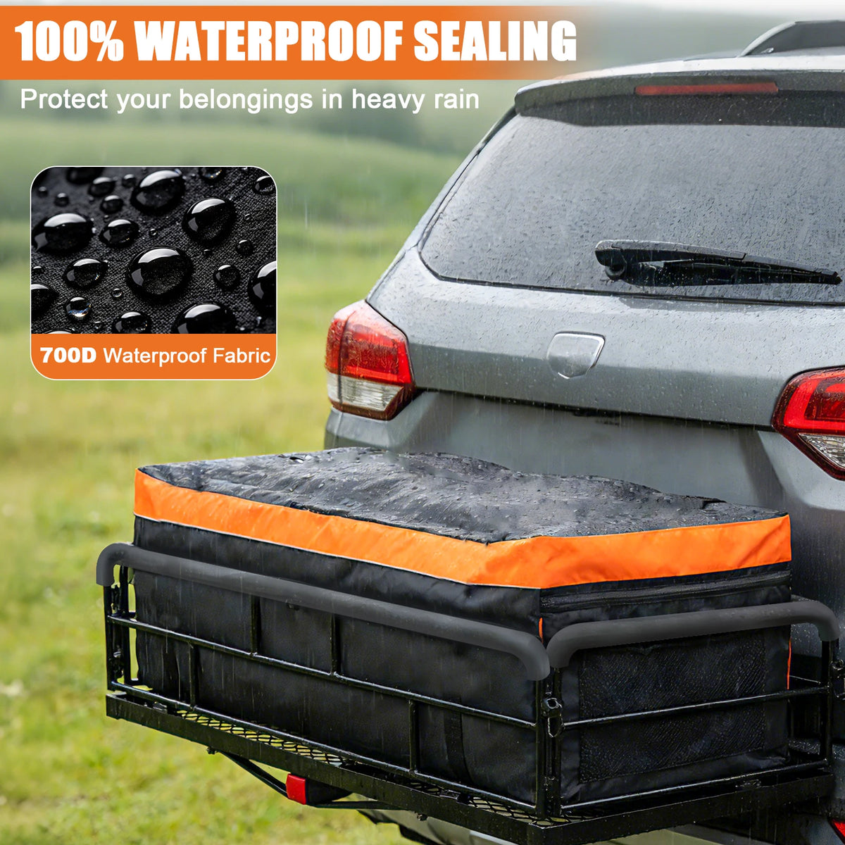 Si Hao Heavy Duty Foldable Rear Mount Cargo Carrier