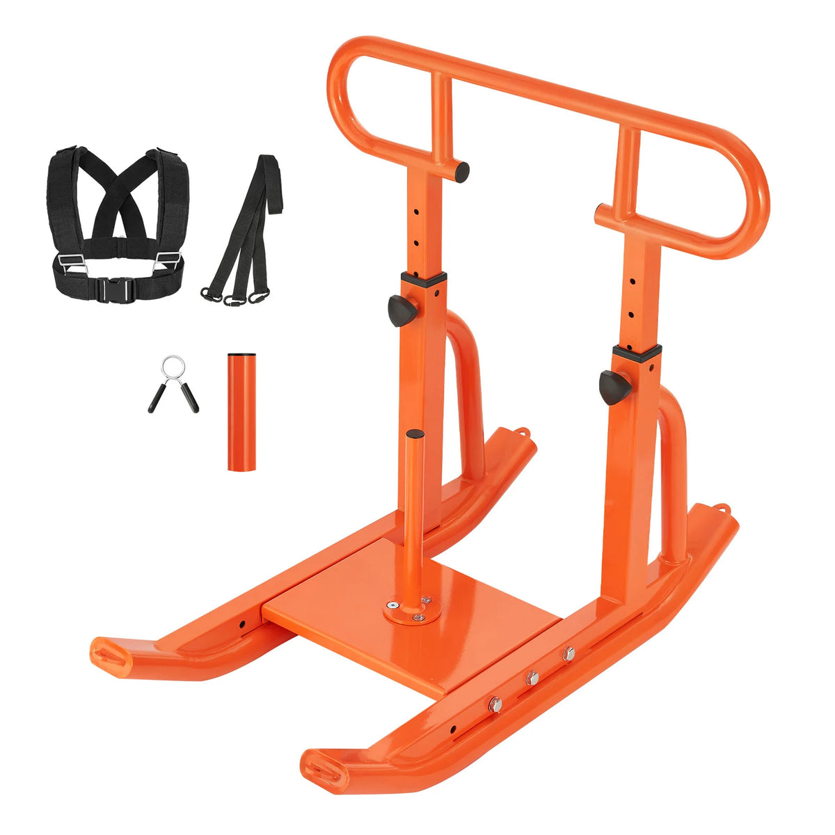 Steel Weight Sled With Handle For Fitness Training And Conditioning
