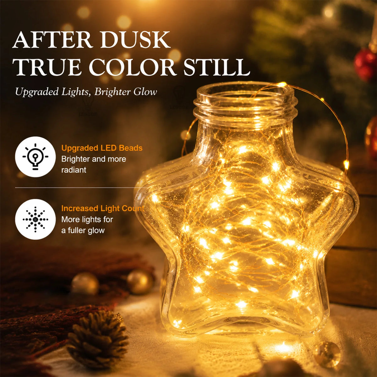 Ledoor Battery Powered String Fairy Lights Wedding Decor