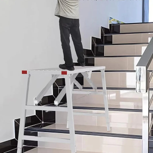 Adjustable Portable Folding Scaffold Stairs Anti Skid Platform