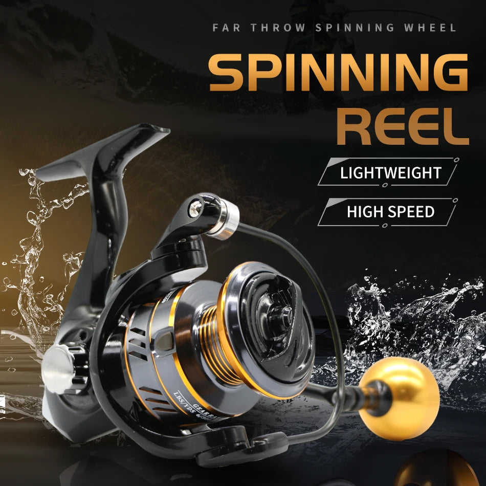 Rooblinos High Speed Spinning Fishing Reel With Metal Spool