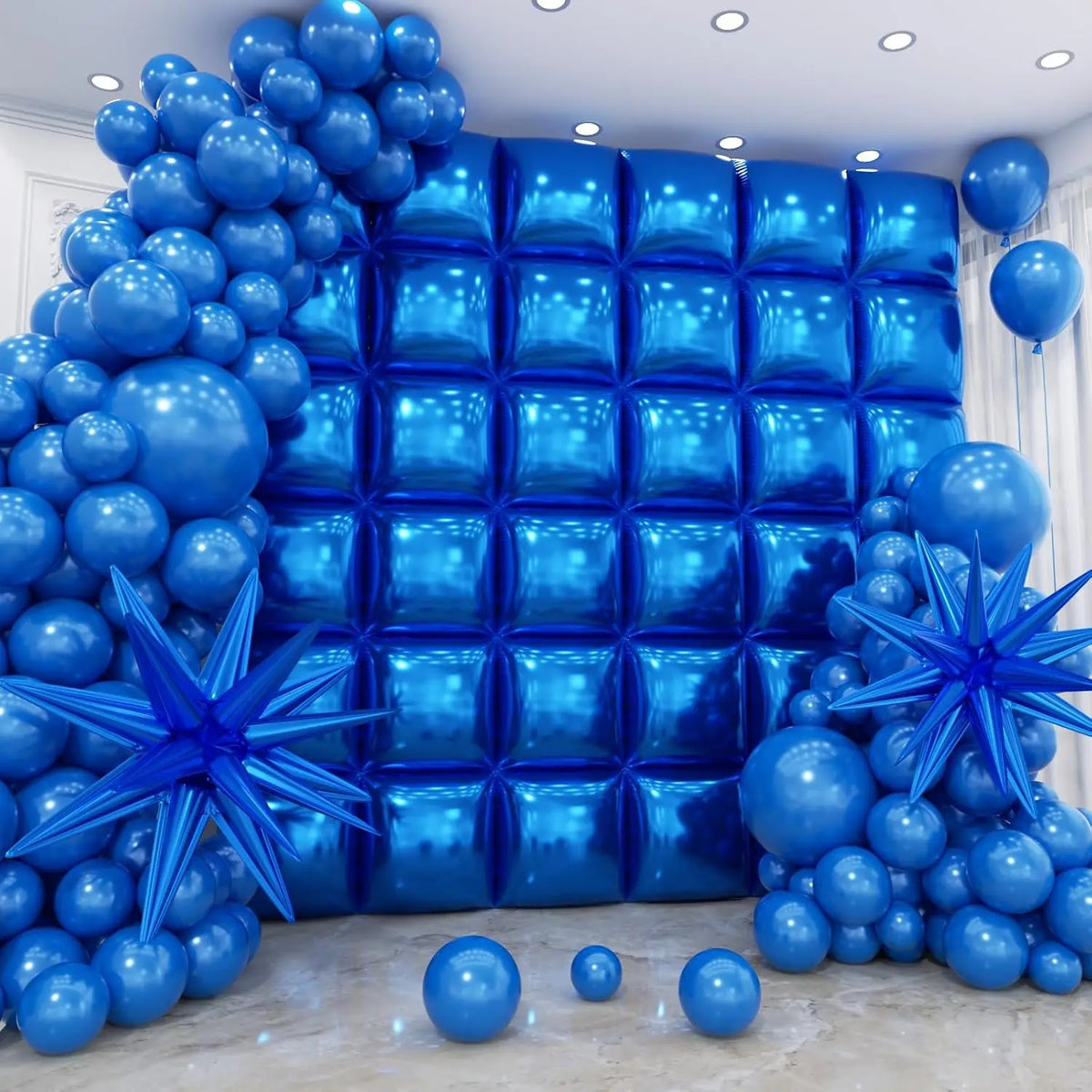 Double Sided Square Foil Balloon Garland Arch Kit Decor