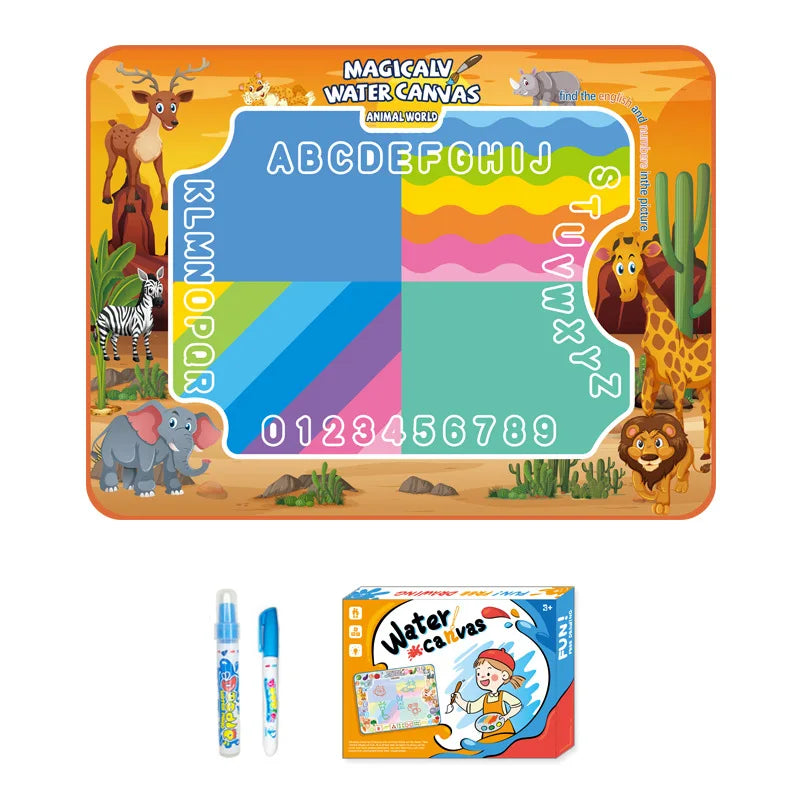 Reusable Water Drawing Mat For Kids Educational Art Toy