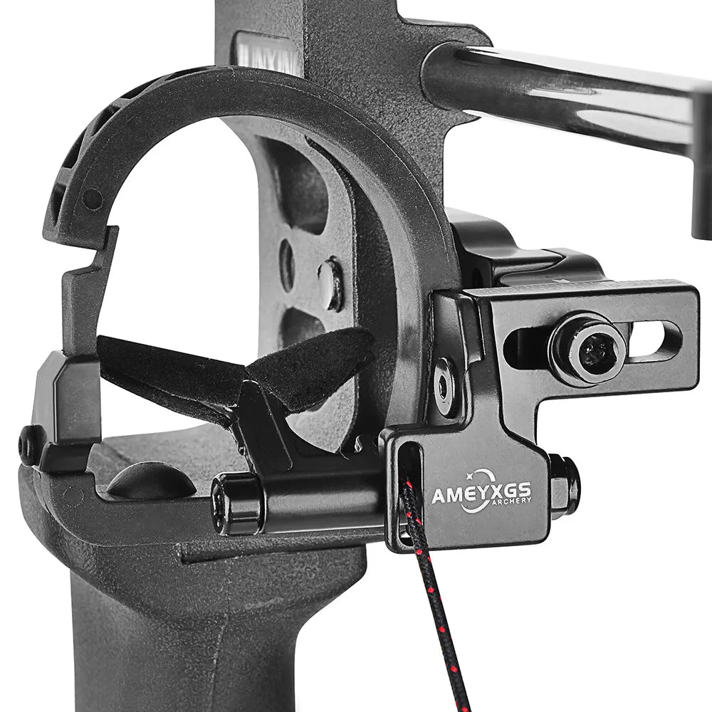 Drop Away Arrow Rest Full Containment 360° Sound Damping Pad for Compound Bow Right Hand Archery Shooting Hunting