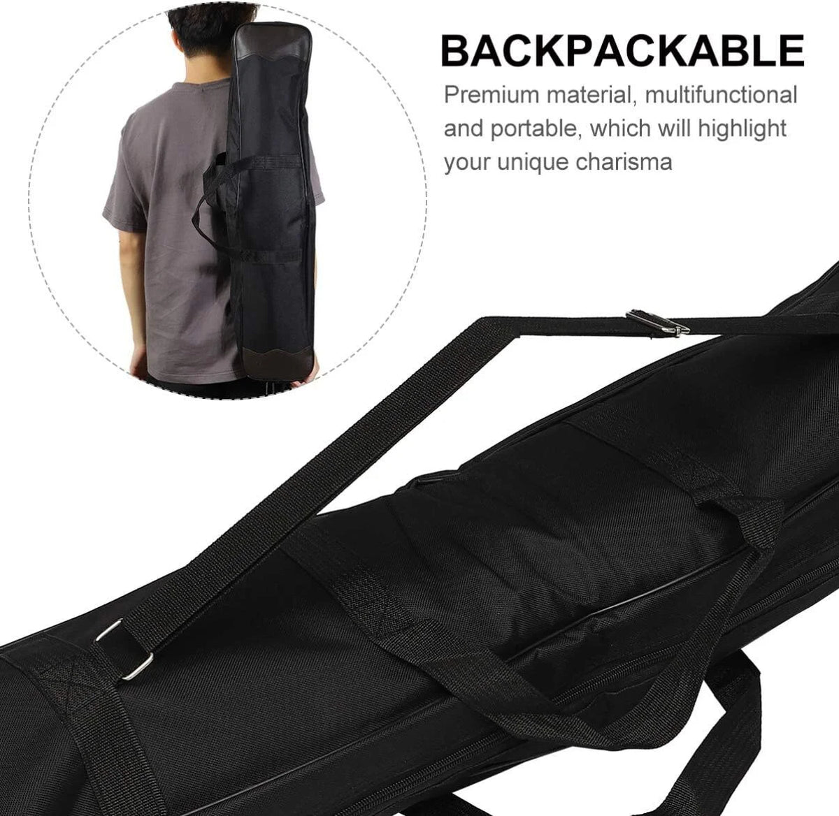 Archery Recurve Bow Bag Takedown Carry Case Shoulder Strap Hand Holder for Hunting Shooting Target Practice Accessories