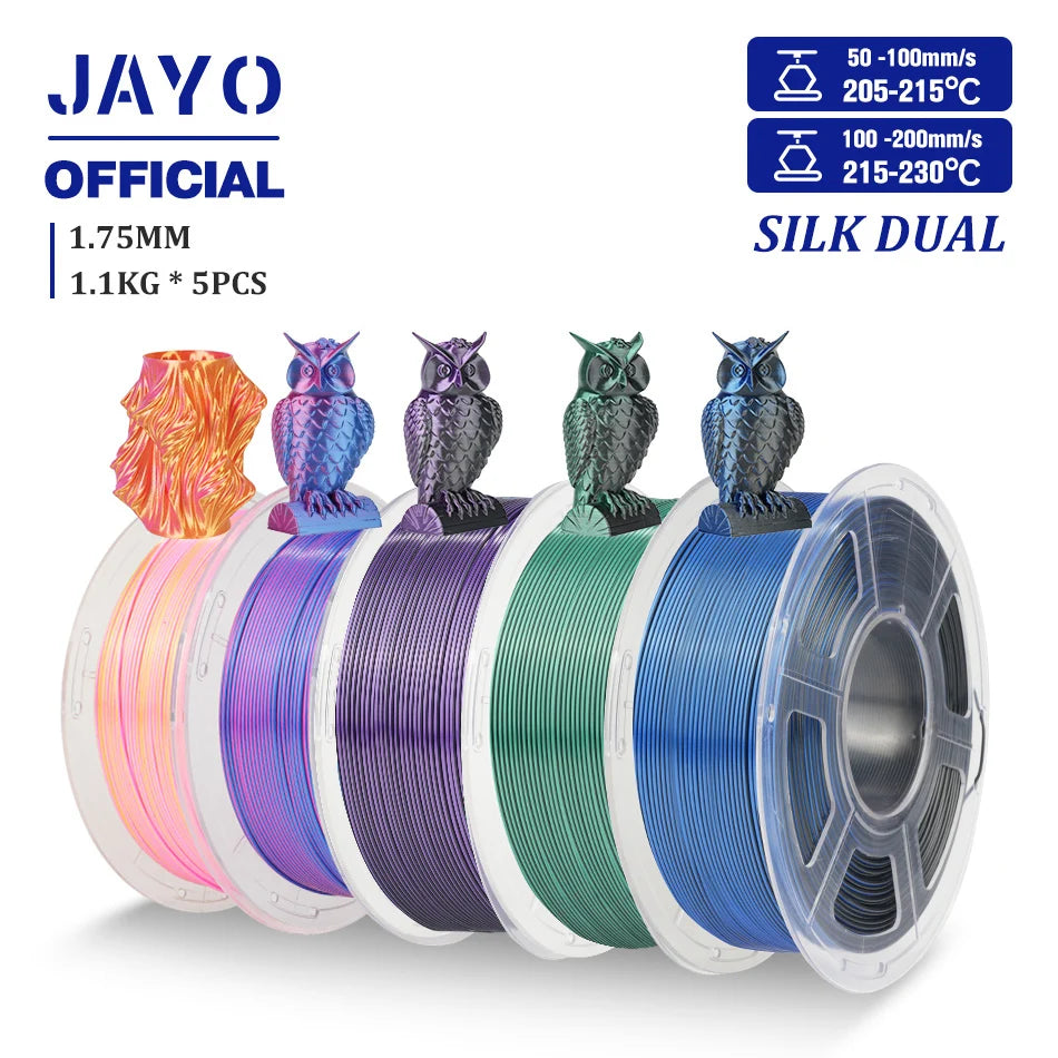 JAYO Premium PLA Filament For 3D Printing Low Shrinkage