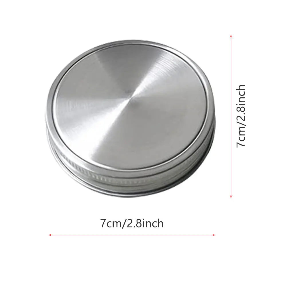 Reusable Leak Proof Tinplate Mason Jar Replacement Lids