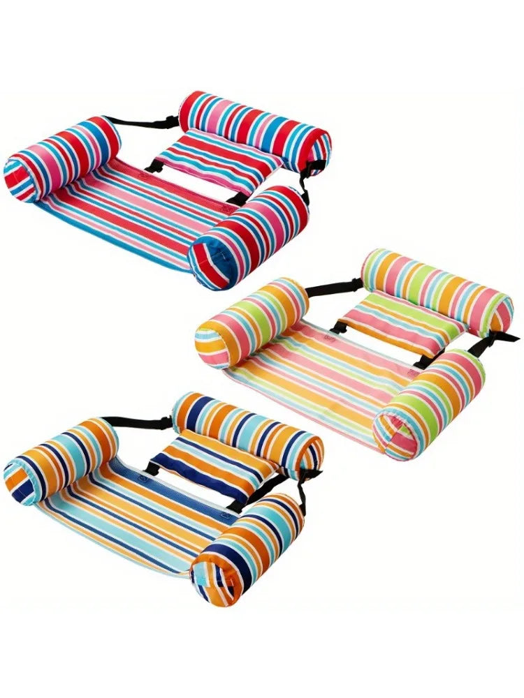 Joyfy Inflatable Pool Float Hammock Chair Lounger Set