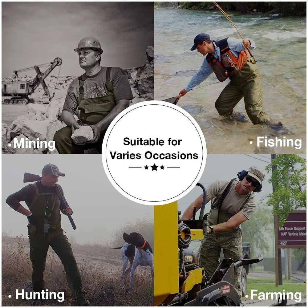 Night Cat Waterproof Fishing Waders With Bootfoot And Belt