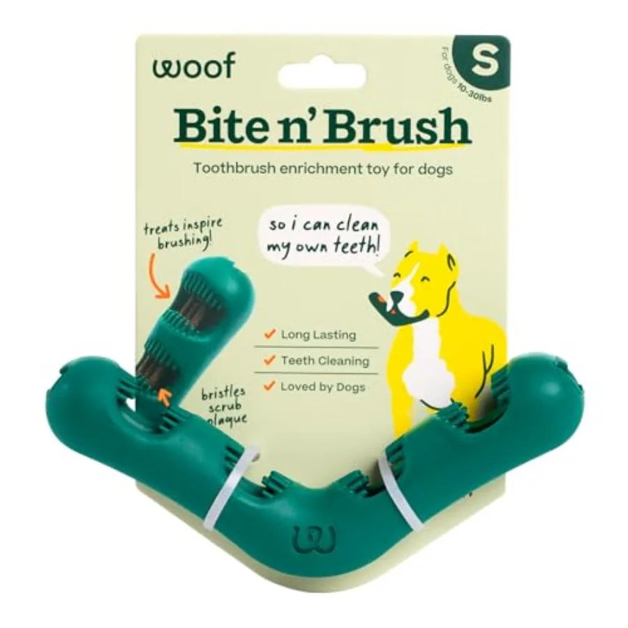 Bite N Brush Dog Dental Toothbrush Toy For Plaque Tartar