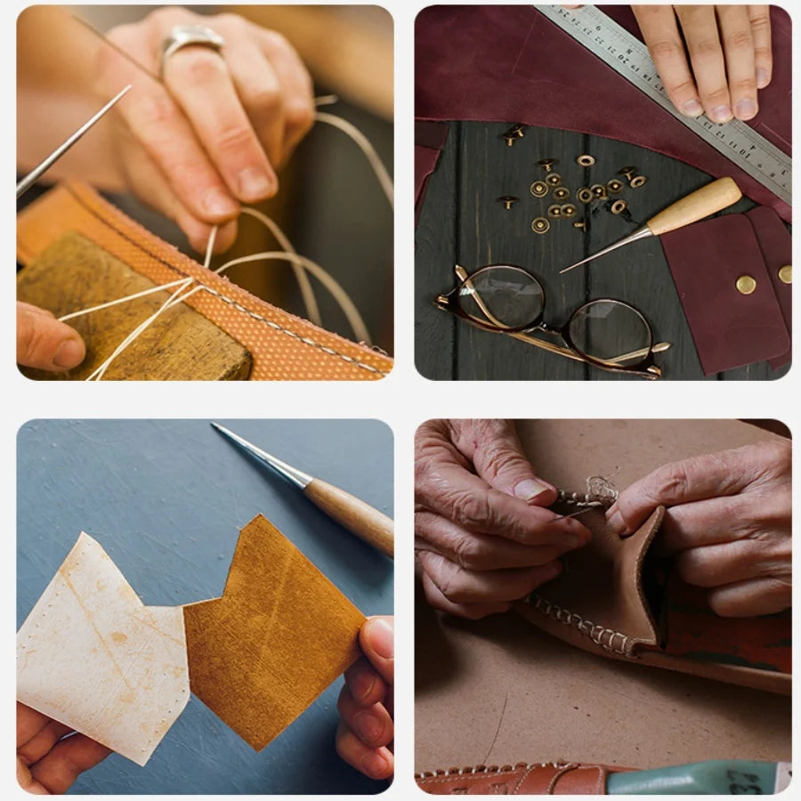 Leather Hand Stitching Awl And Craft Hole Punch Sewing Tool