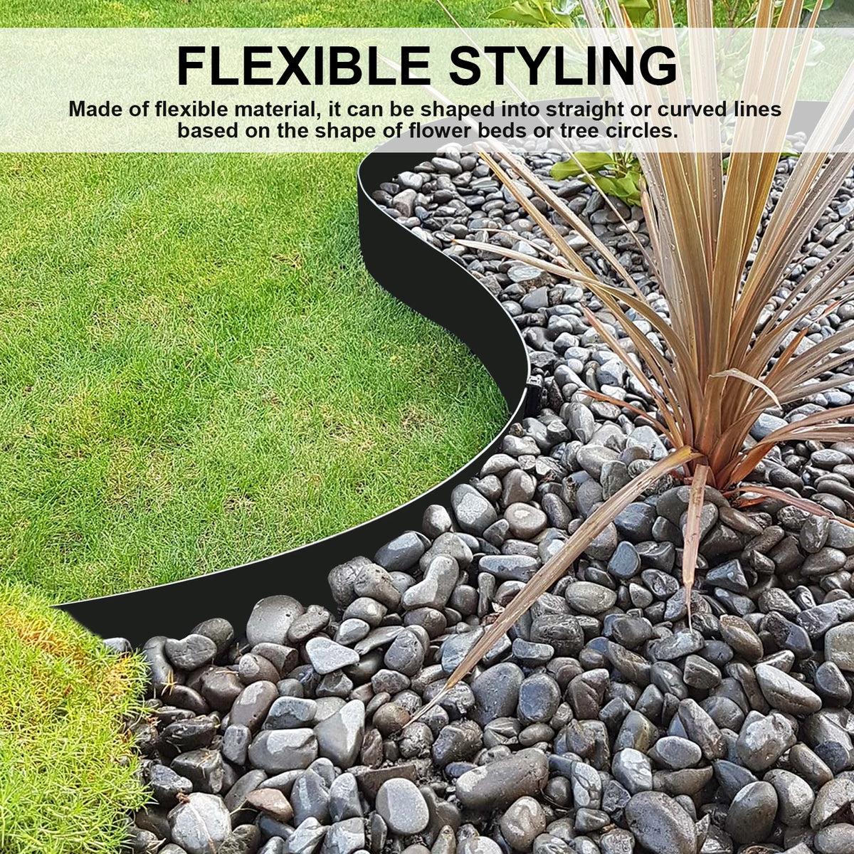 No Dig Garden Landscape Edging Roll With Durable Spikes