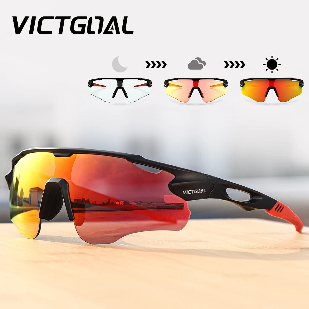 Victgoal Photochromic Cycling Sunglasses UV400 Protection