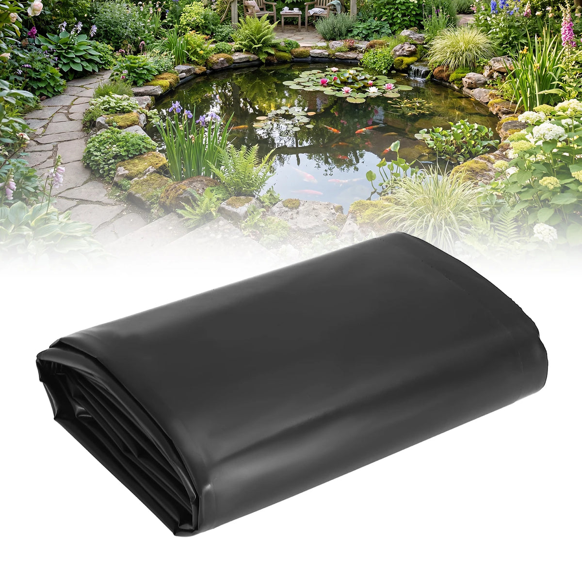 HiMiss Leak Proof HDPE Pond Liner UV Puncture Resistant