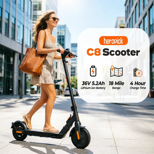 HeroPick Adult Foldable Electric Scooter Reliable Urban Commuter