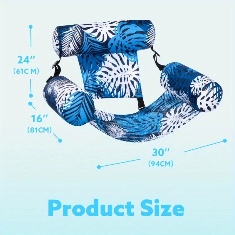Joyfy Inflatable Pool Chair Double Floating Beach Lounger