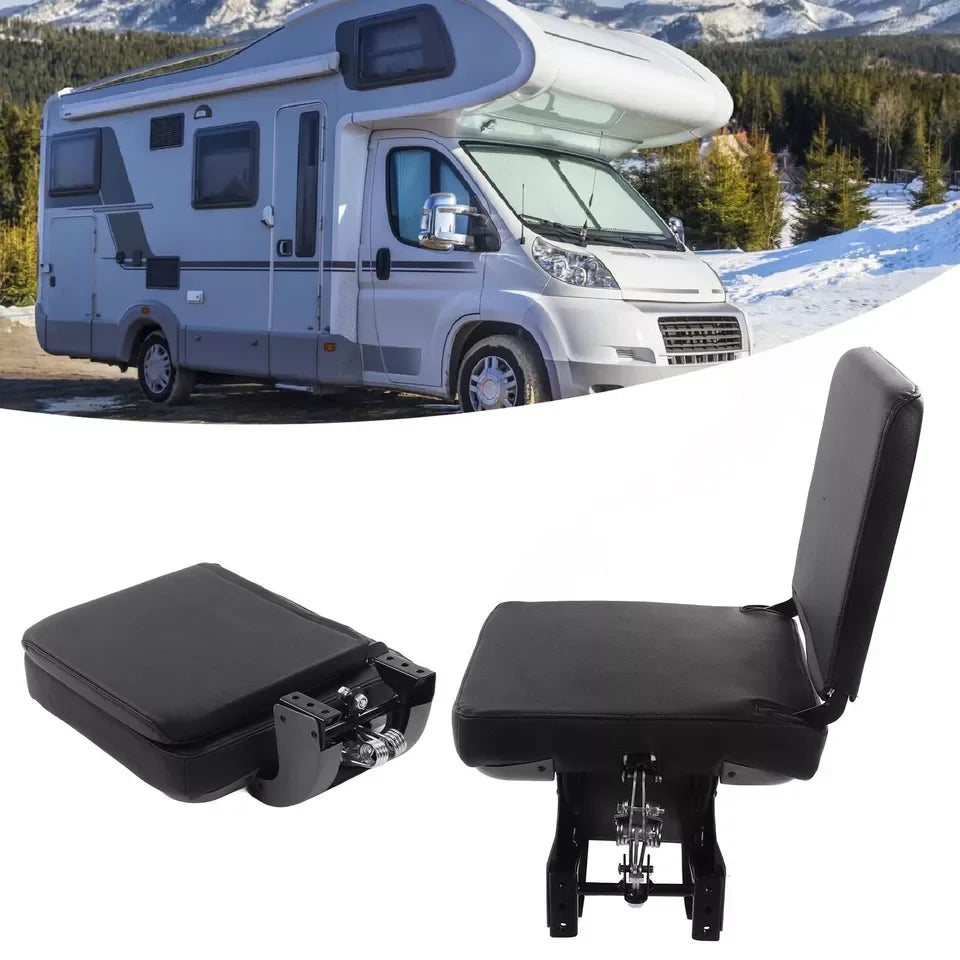 HWHongRV Heavy Duty Leather RV Bus Folding Flip Seat