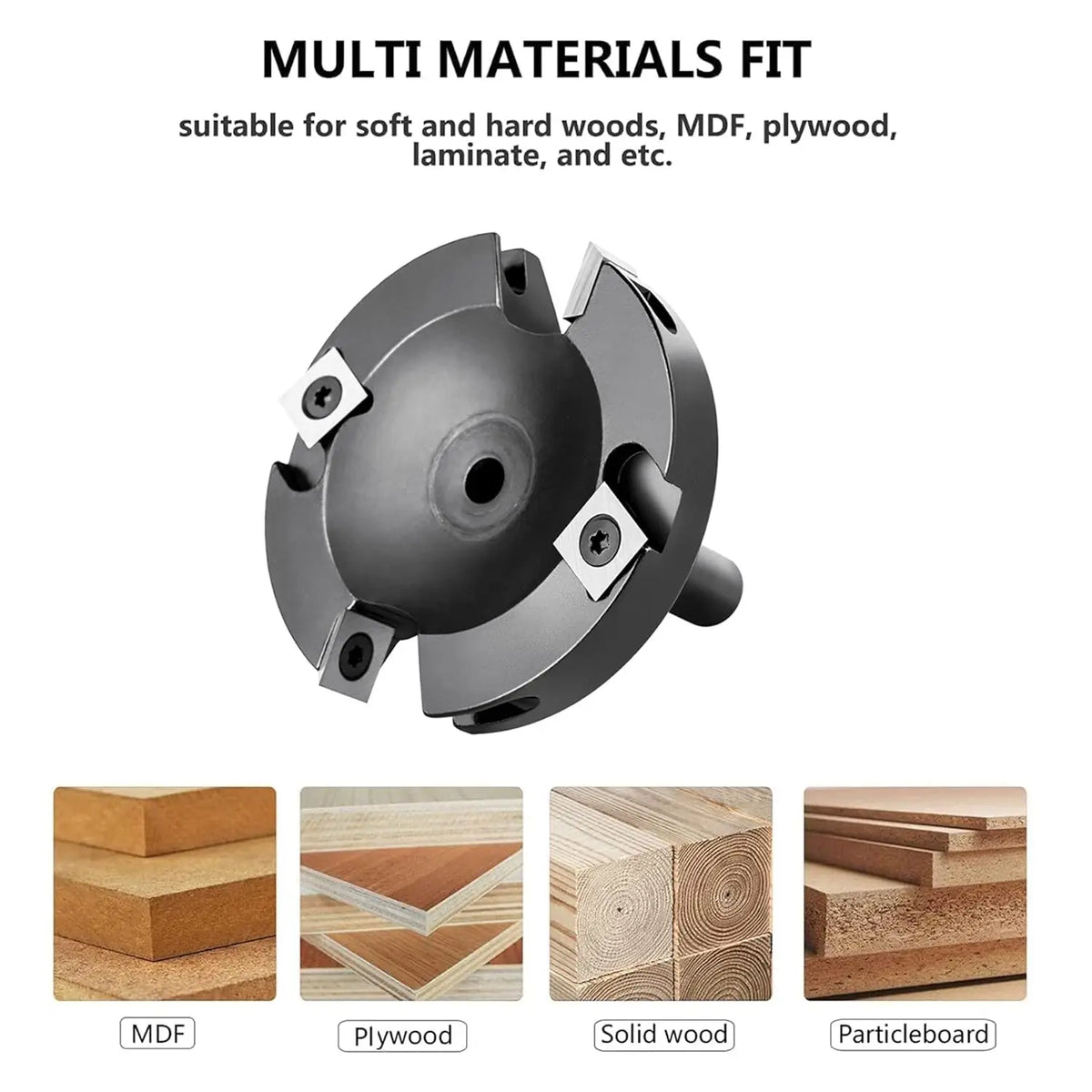 SpeTool Carbide Insert Spoilboard Surfacing Router Bit For Woodworking