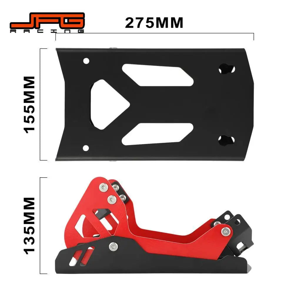 JFGRACING Heavy Duty Motorcycle Trailer Front Wheel Stand Parking Chock