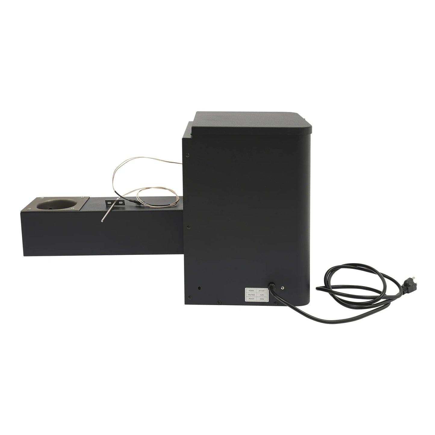 Pellet Smoker Hopper Assembly Kit, Precision Temperature Control 180-450℉ Dual-Functional Wind Mechanism for Yard Garden Camping