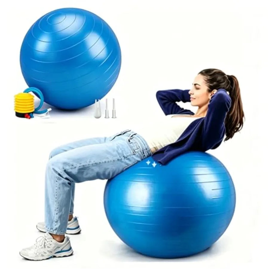 Explosion Proof Stability Yoga Exercise Ball Pump Fitness Balance Training
