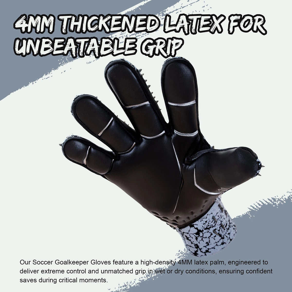 GKHMNEW Youth And Adult Soccer Goalkeeper Gloves With Latex Grip