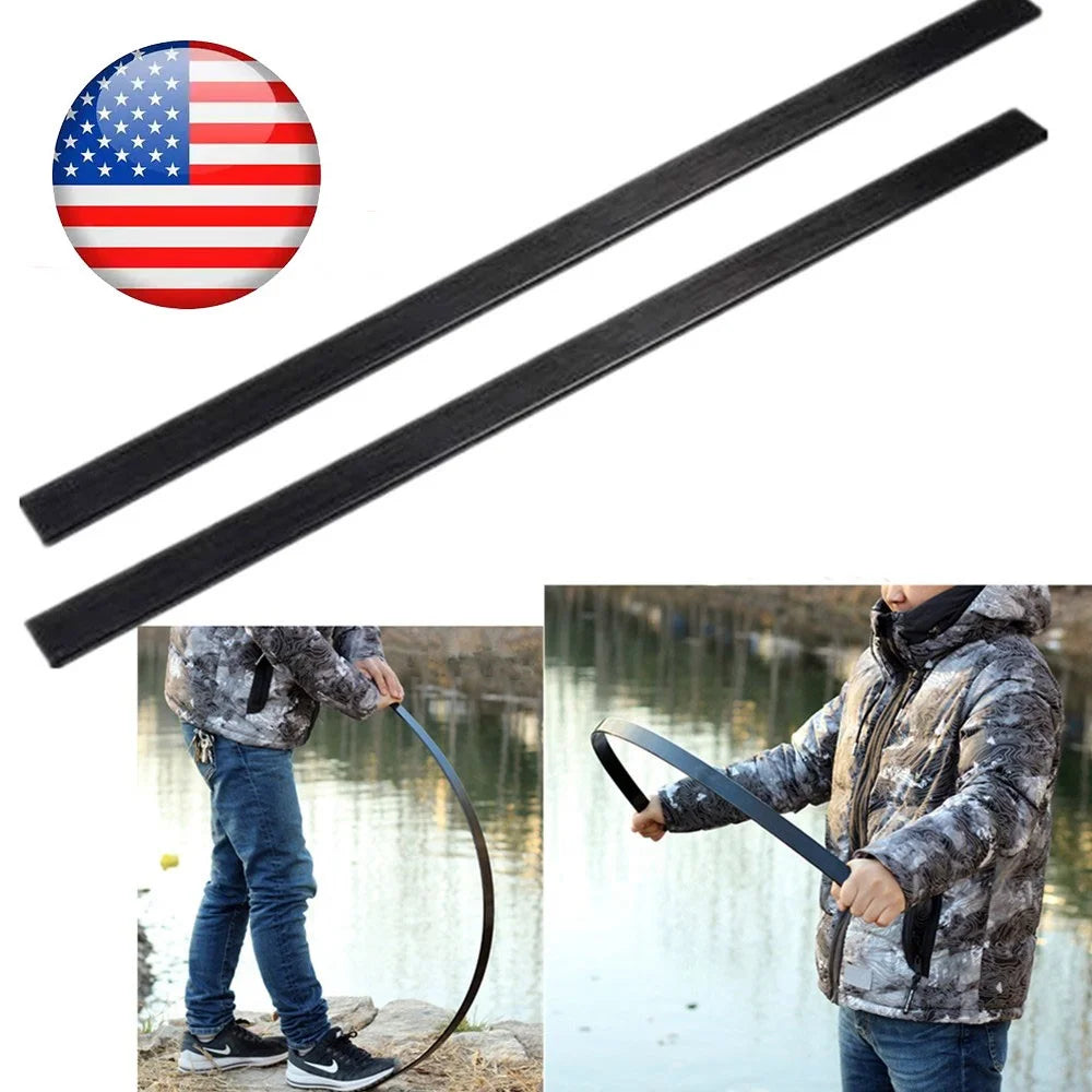 40lbs Fiberglass Bow Limbs Set High Toughness Fiberglass Laminated Limbs Universal DIY Replacement Accessory Fit Traditional Split Recurve Bow Adult Archery Practice Hunting Spare Parts