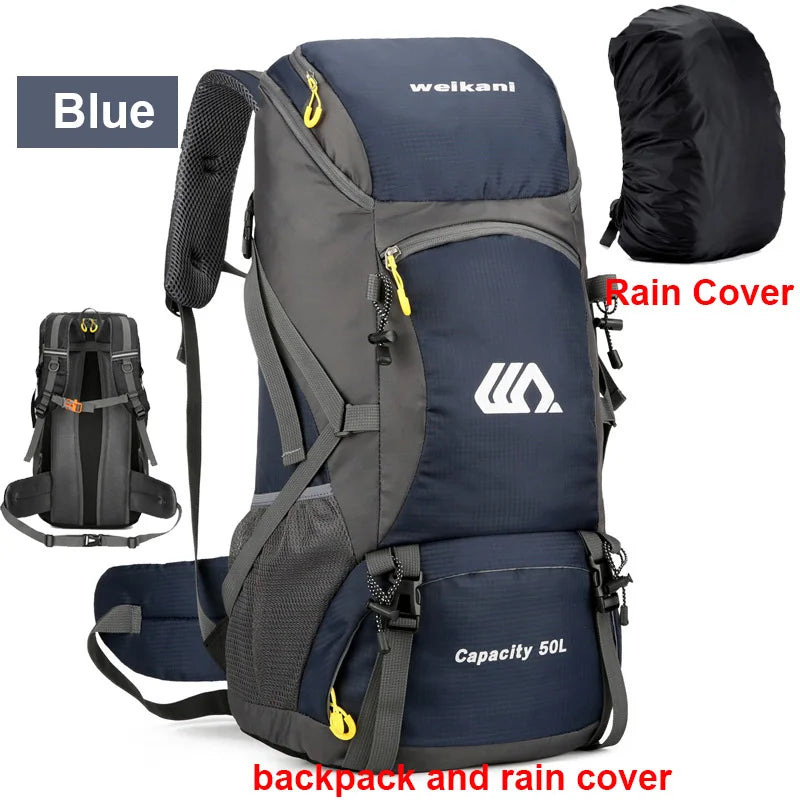 Scione Waterproof Travel Backpack For Hiking And Mountaineering Adventures