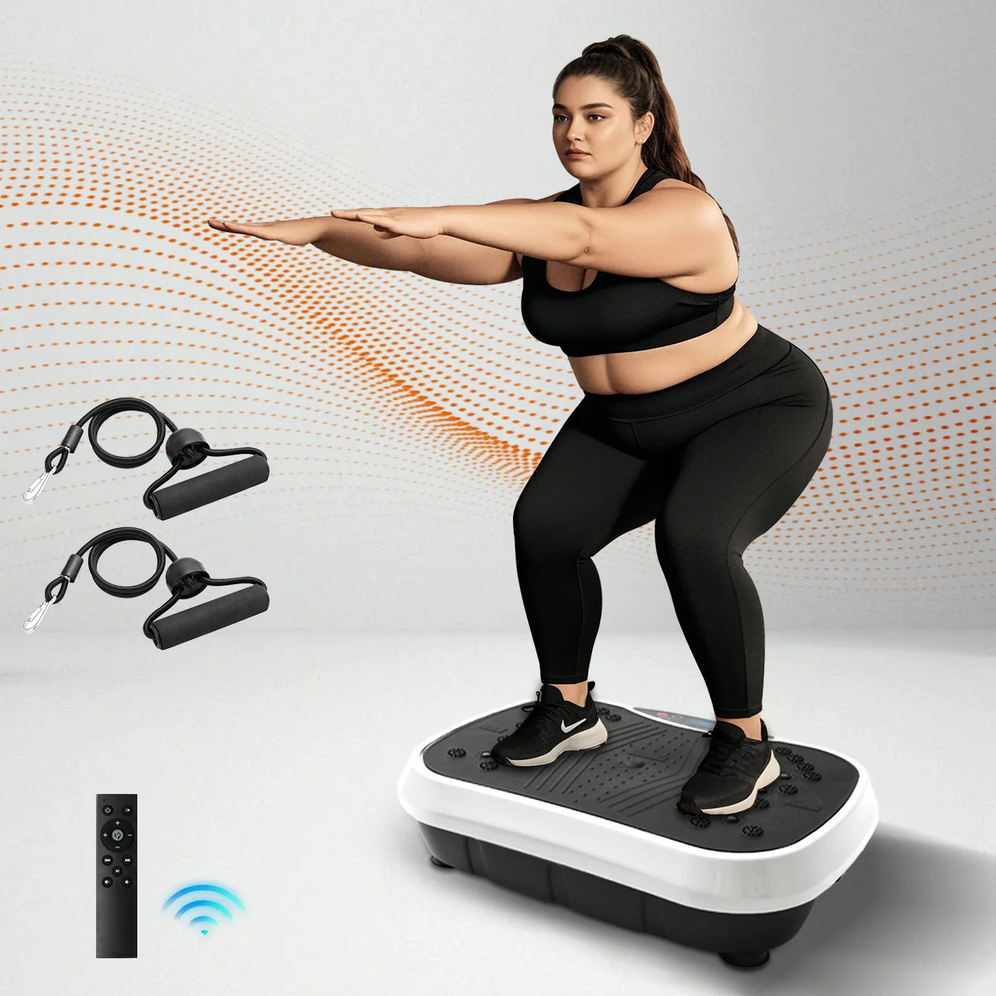 Full Body Vibration Plate Exercise Machine With Remote Control